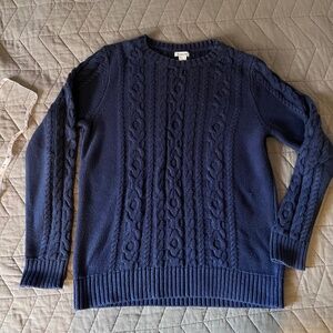 L. L. Bean Cotton Fisherman Sweater